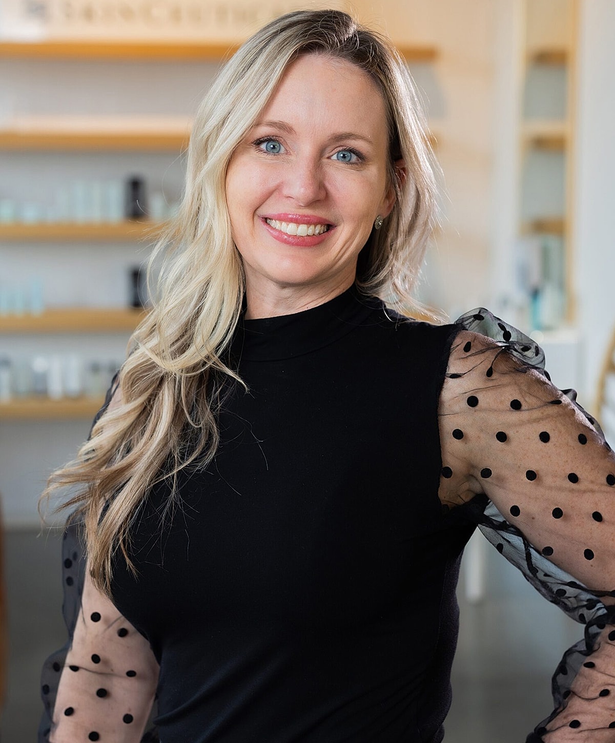 Cosmetic treatment consultation with focused professional.