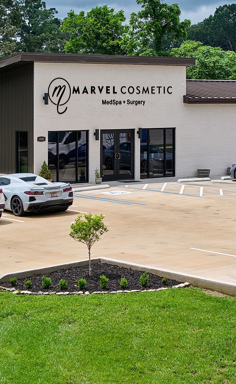 Marvel Cosmetic MedSpa and Surgery building exterior.